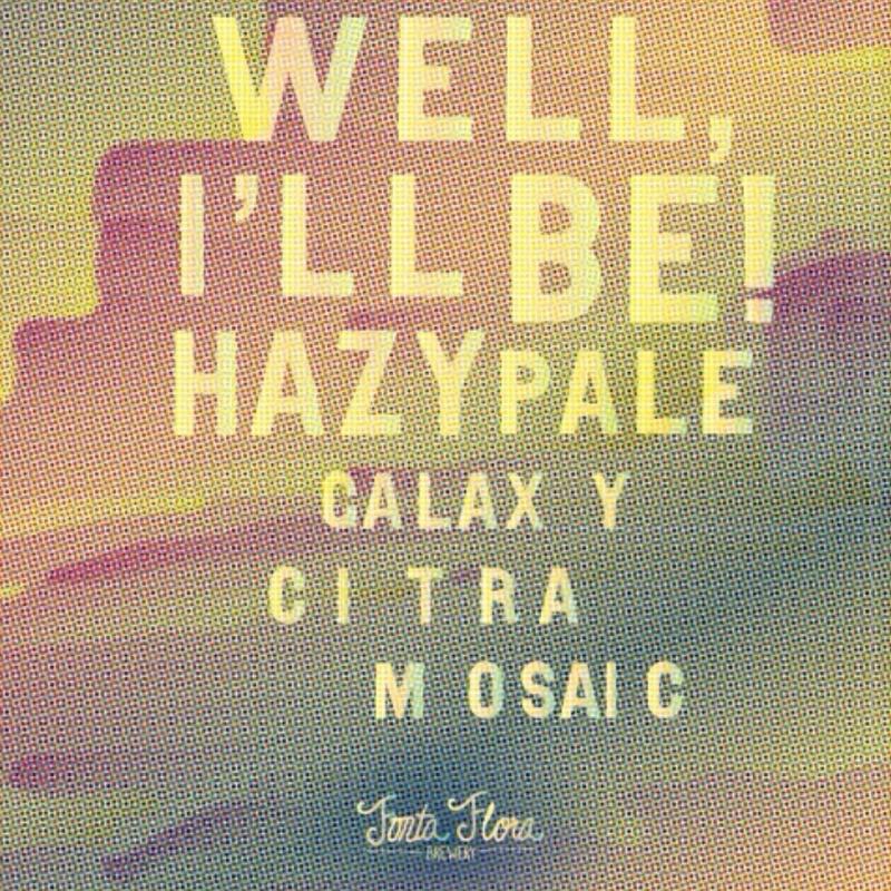 Fonta Flora Well I'll Be Hazy Pale Ale photo