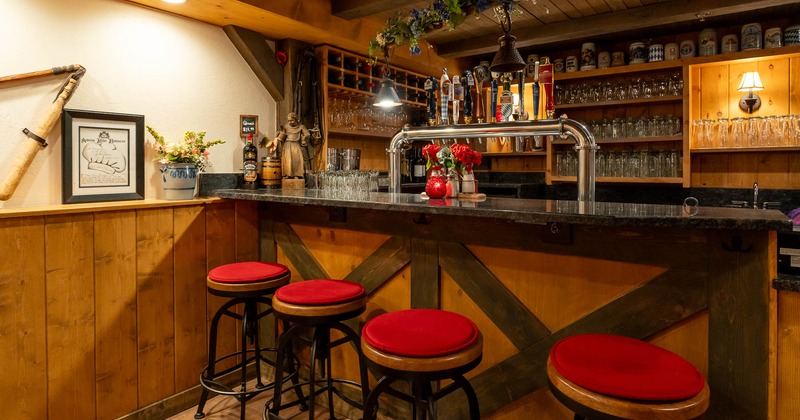 Interior, bar counter area