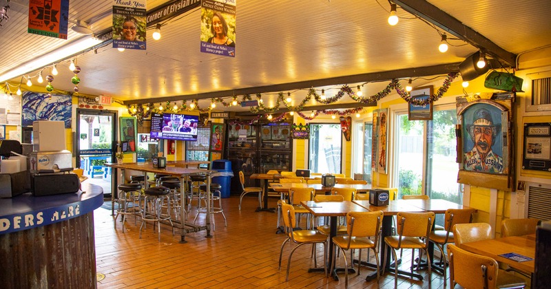 Interior seating area ready for guests