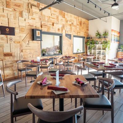 Tables ready for guests