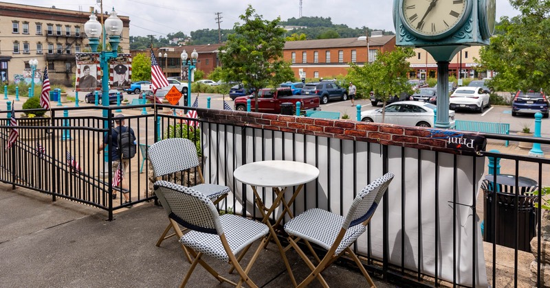 Exterior, seating place on patio