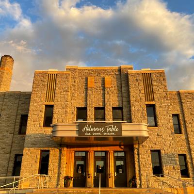 Exterior, restaurant front entrance