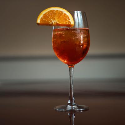 Aperol Spritz cocktail drink.