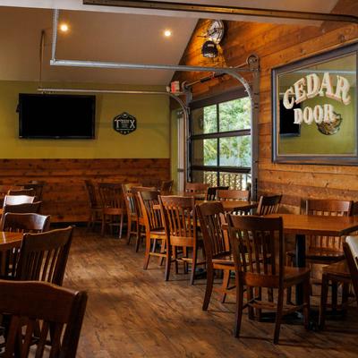 Interior, dining area.