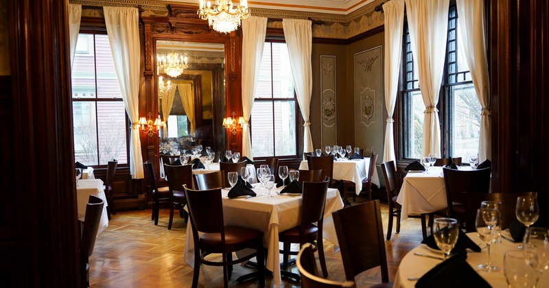 Interior, dining area