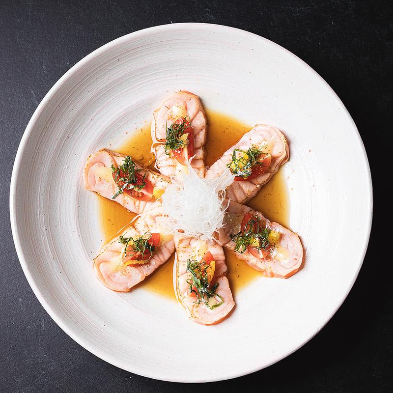 Aburi Salmon Crudo* photo