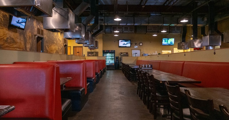 Interior, dining area