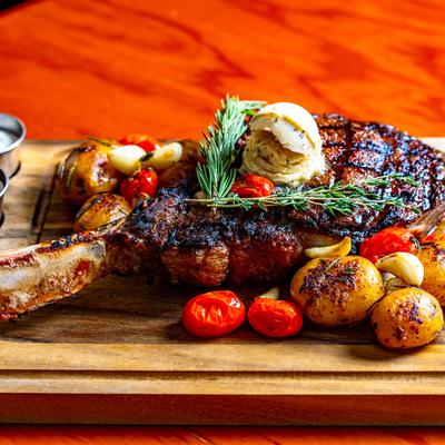 Tomahawk steak  board.