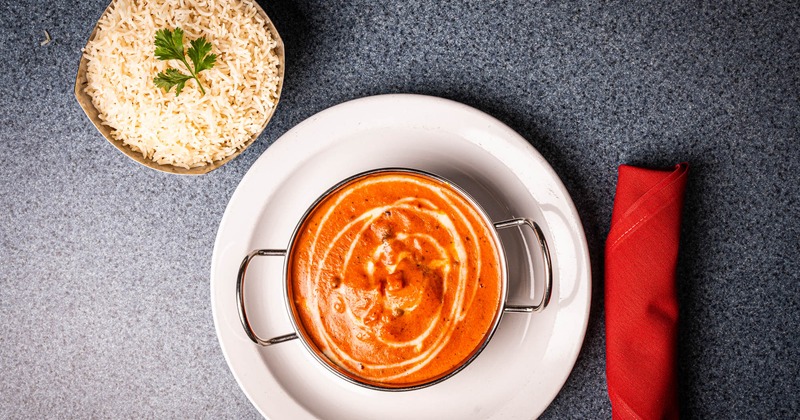 A top view of the Dal Makhani