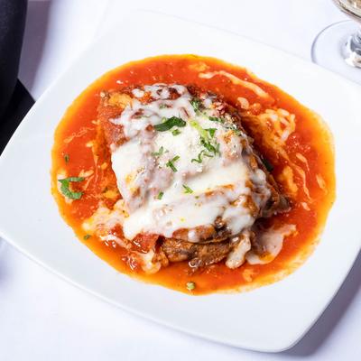 Eggplant Parmigiana.