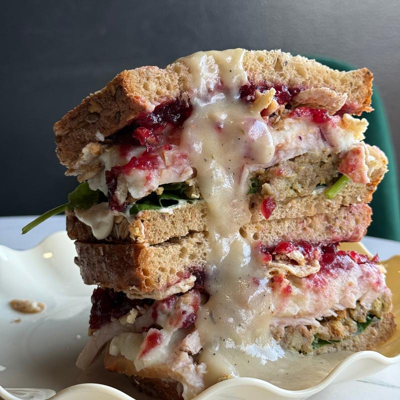 menu item 13 of 13, Thanksgiving Sandwich