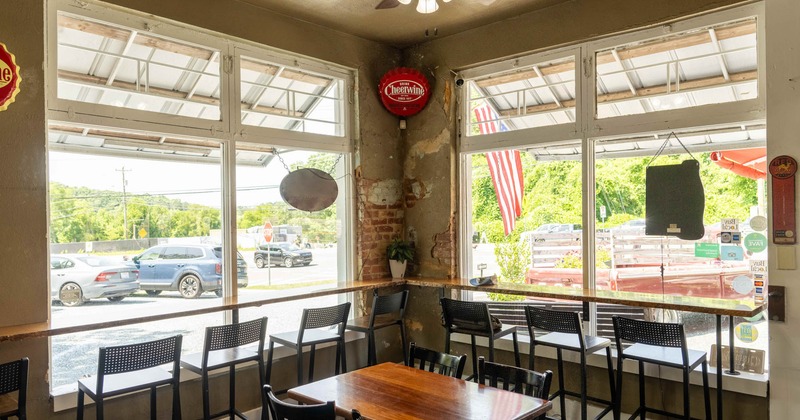 Interior seating area