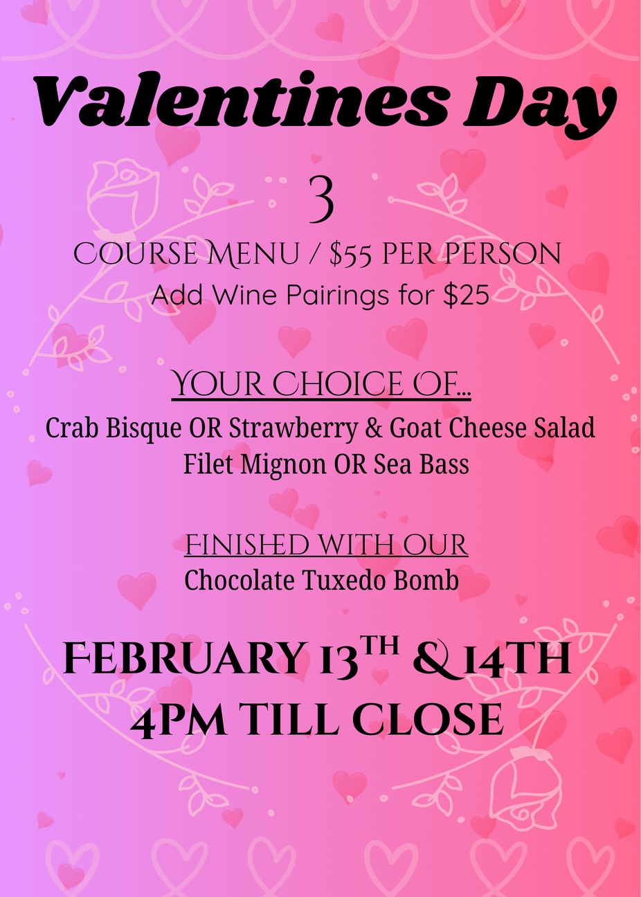 ❤️ Valentine’s Day Dinner at Verf’s Grill & Tavern ❤️ event photo