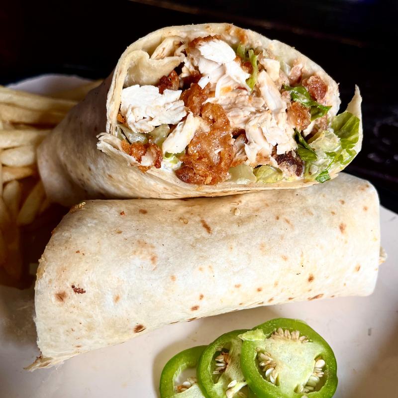 Chicken, Bacon,  Ranch, Jalapeño Wrap photo