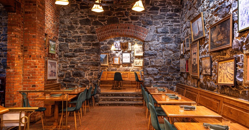 Interior seating area