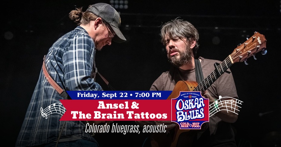 Ansel & the Brain Tattoos (Roots-Rock) Live at Oskar Blues Lyons event photo