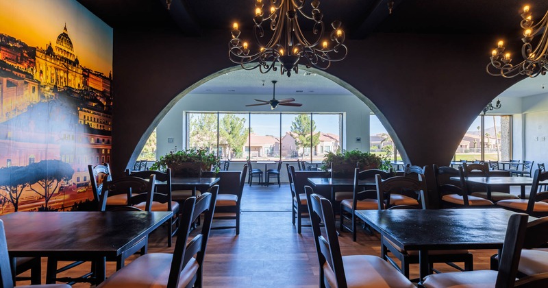 Interior, diner room
