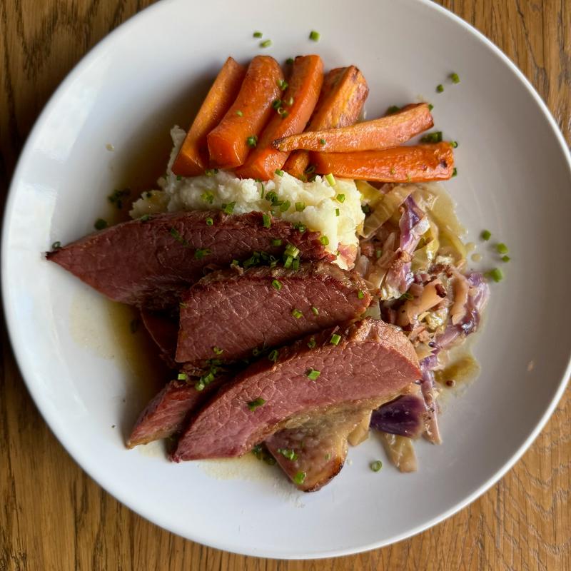 Traditional Corned Beef & Cabbage photo
