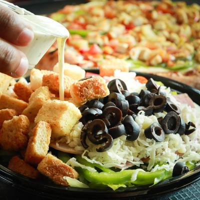 Antipasto Salad, close up