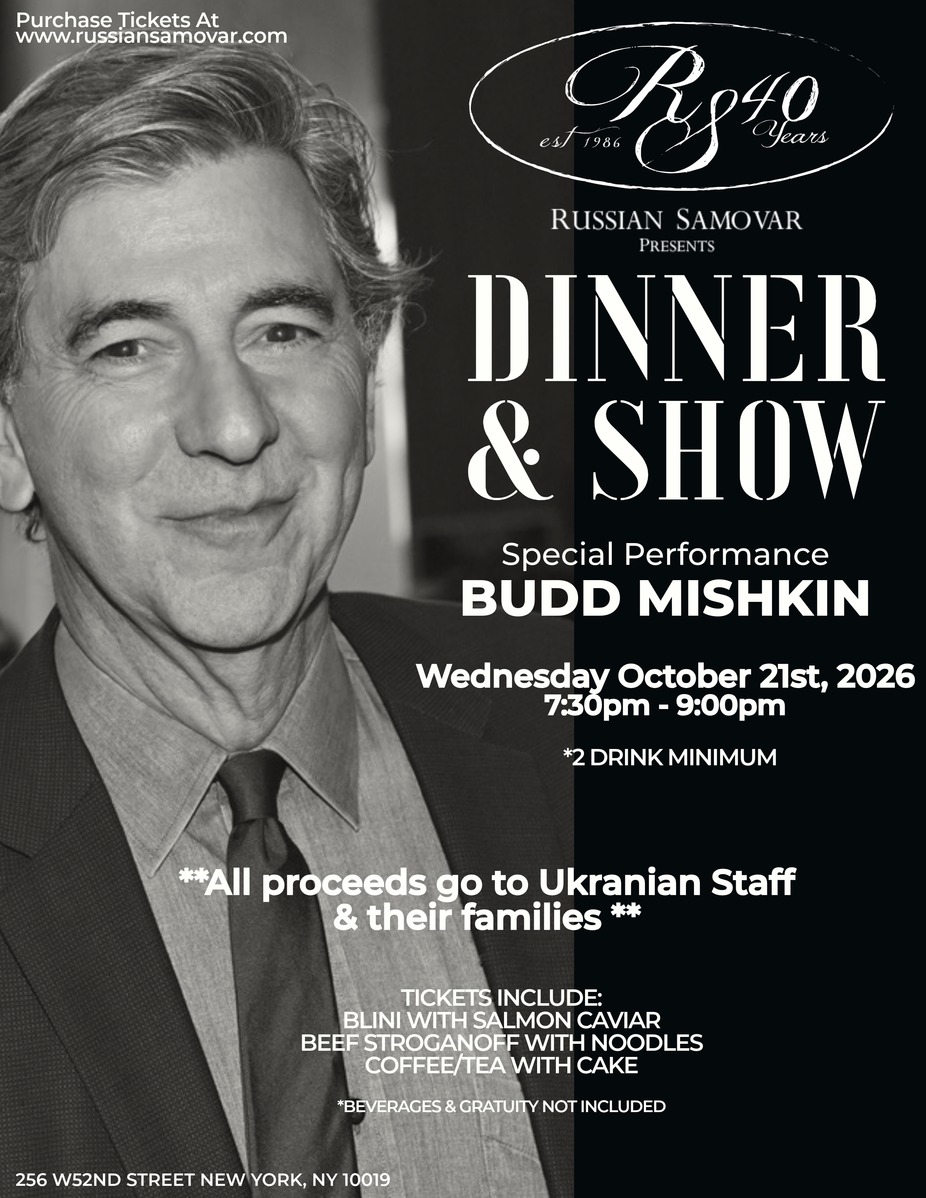 RUSSIAN SAMOVAR PRESENTS BUDD MUSHKIN event photo