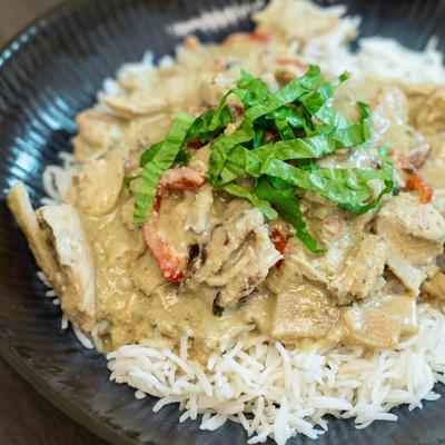 Green Chicken Curry.