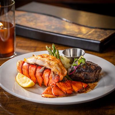 Steak & Lobster plate.