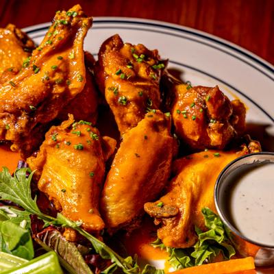 Buffalo chicken wings.