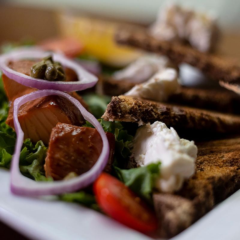 House-Smoked Salmon with Cream Cheese photo