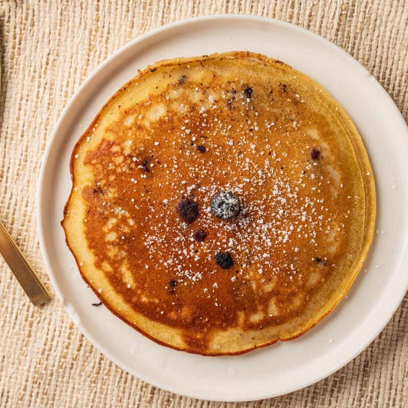 Single Blueberry Pancake photo
