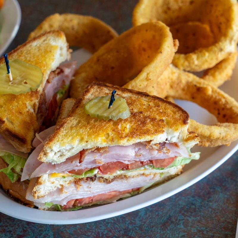 Ham & Turkey Club Sandwich photo