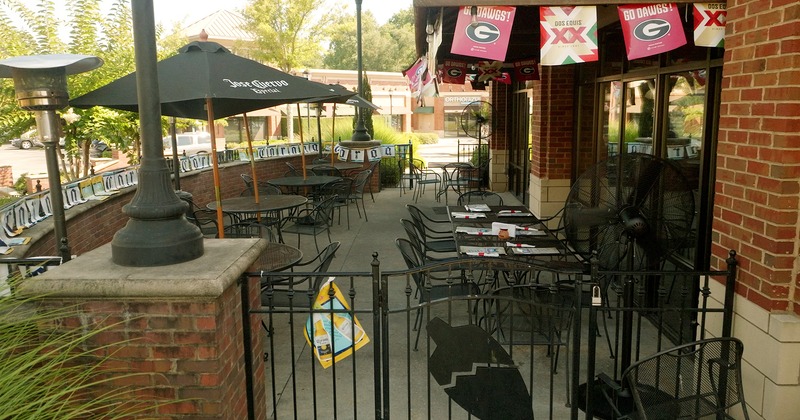 Outdoor seating area