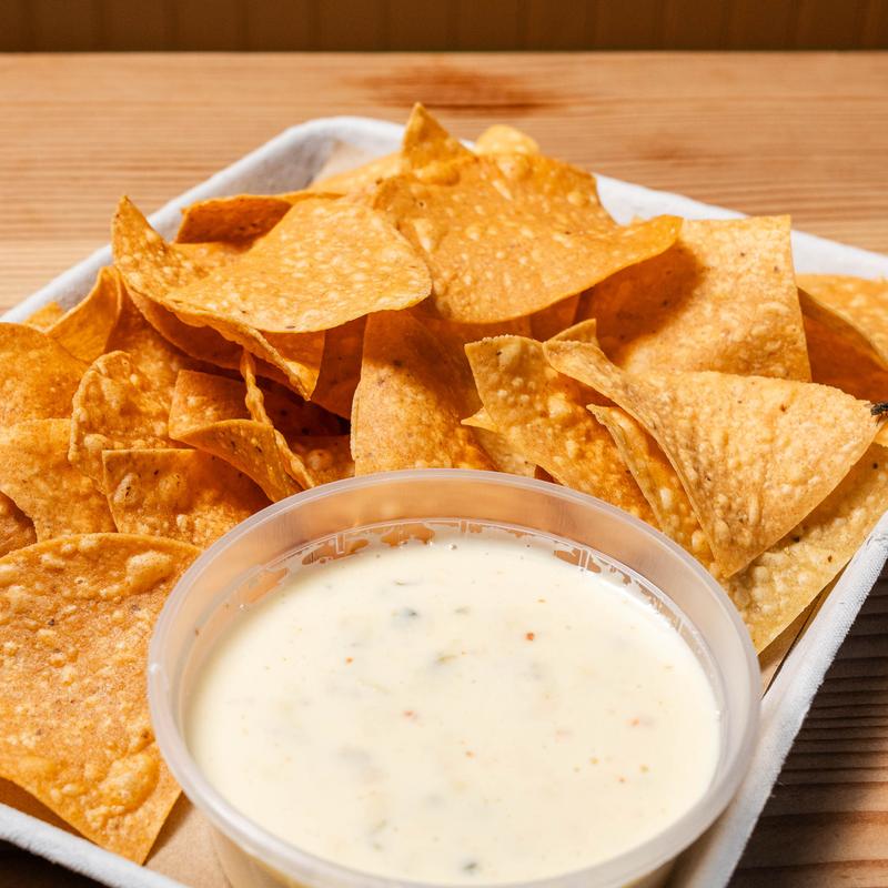menu item 1 of 9, Chips & Queso