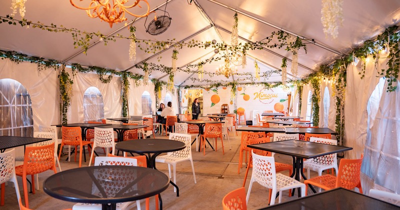 Restaurant dining area