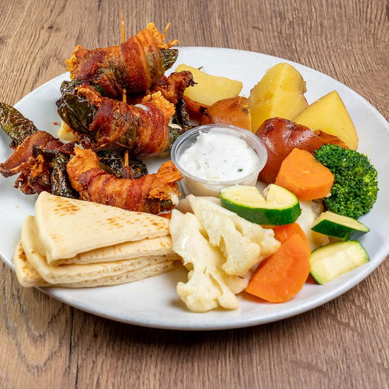 menu item 9 of 14, Peter's Special Prawns