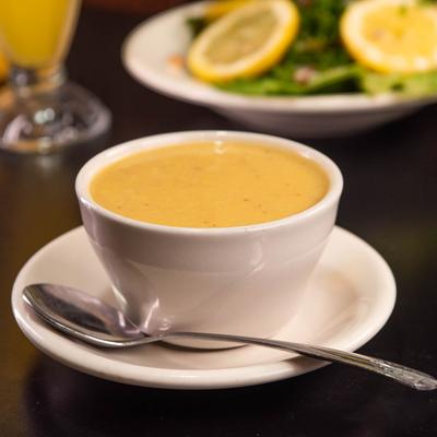 Crushed lentil soup.