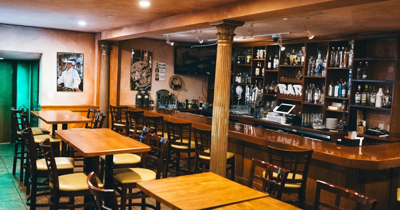 Interior, dining area