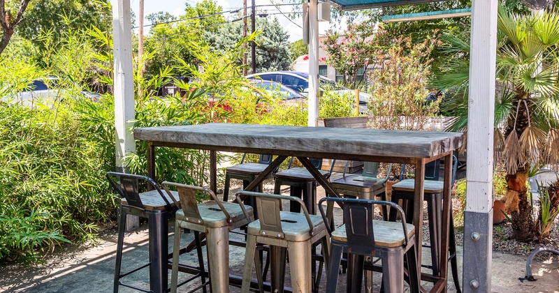 Exterior, seating place on patio