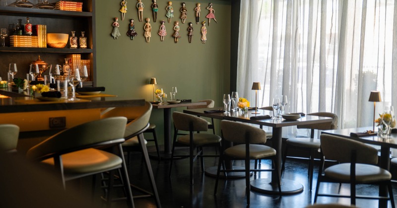 Interior, main dining area