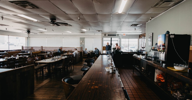 Interior, seating space