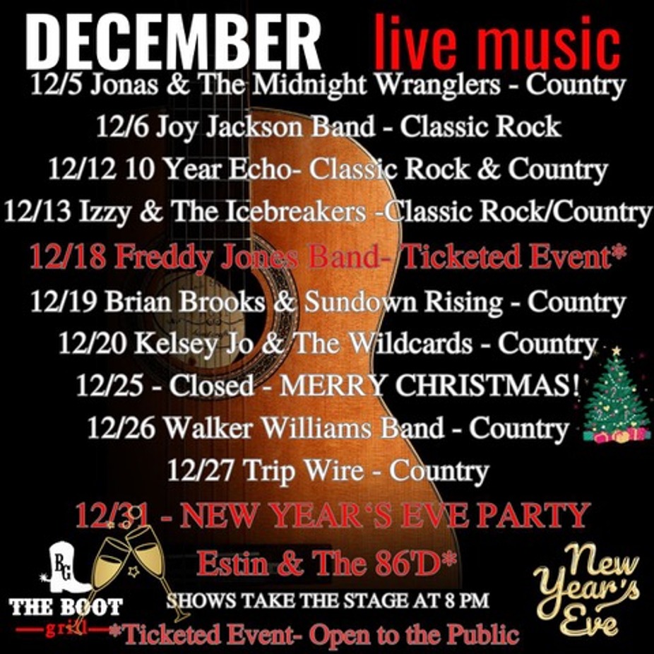 December Event Schedule event photo