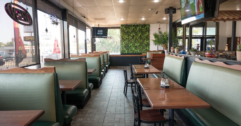 Interior, dining area