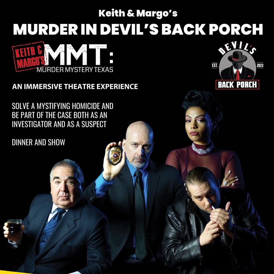 Keith and Margo's MURDER IN DEVIL'S BACK PORCH at Saint Rocco's event photo