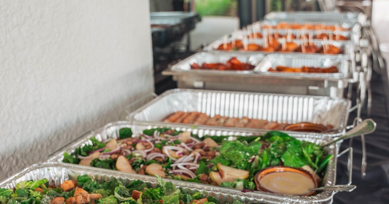 Interior, bar, bar stools lined up