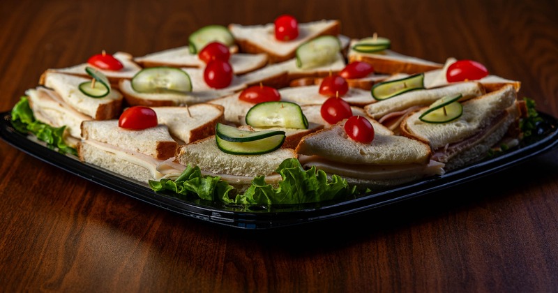 Ham and cheese mini sandwiches