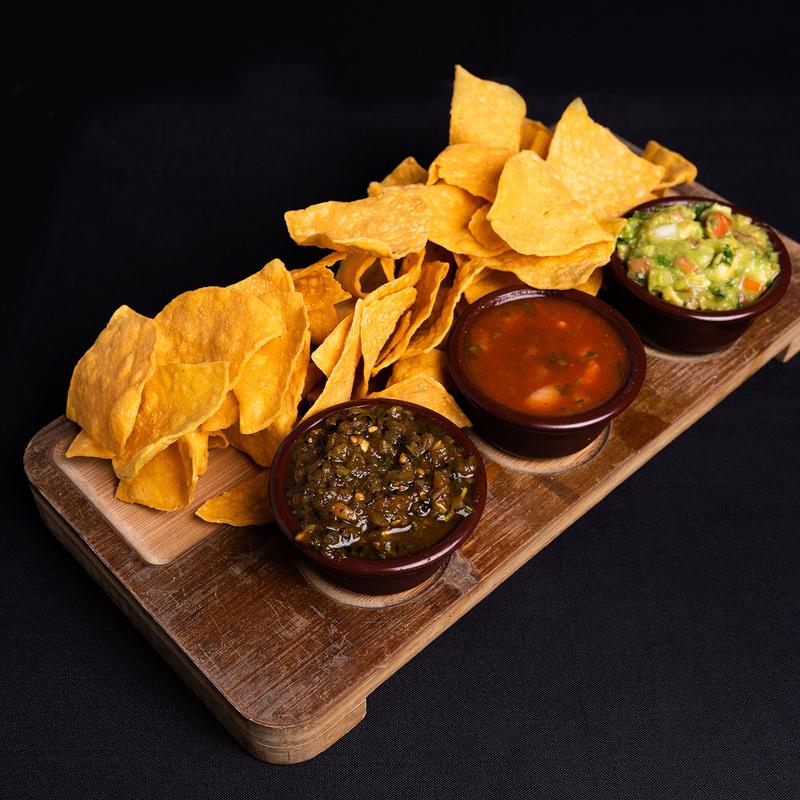 Guacamole & Two Salsas Flight photo