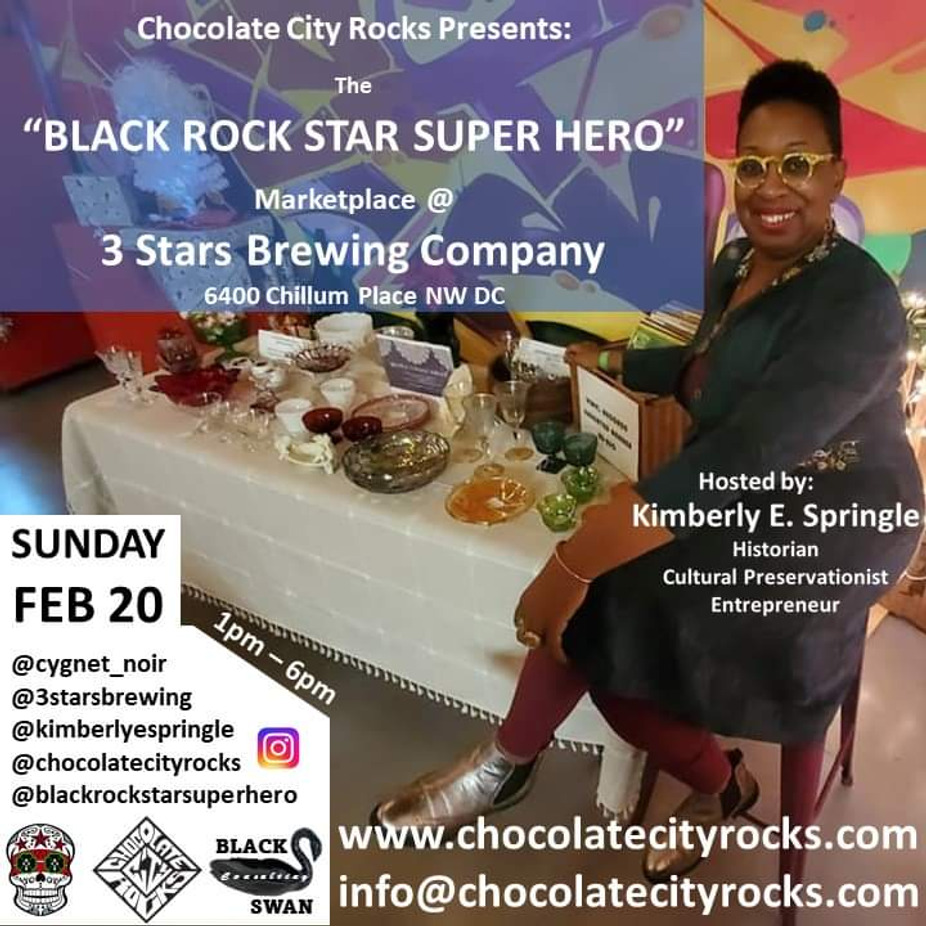 Black Rock Star Super Hero Marketplace event photo