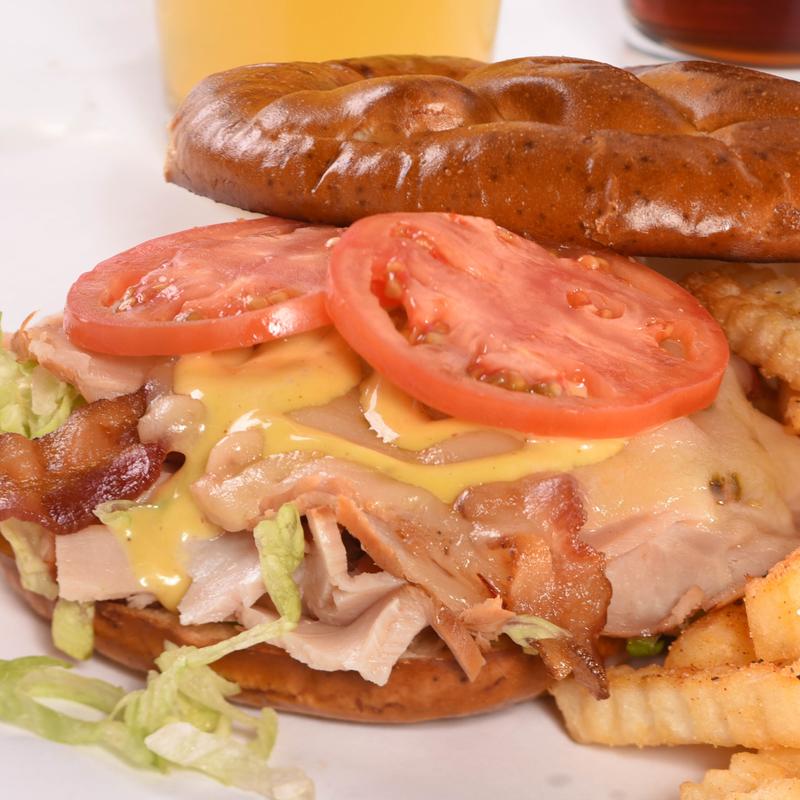 Pretzel Turkey Sandwich photo