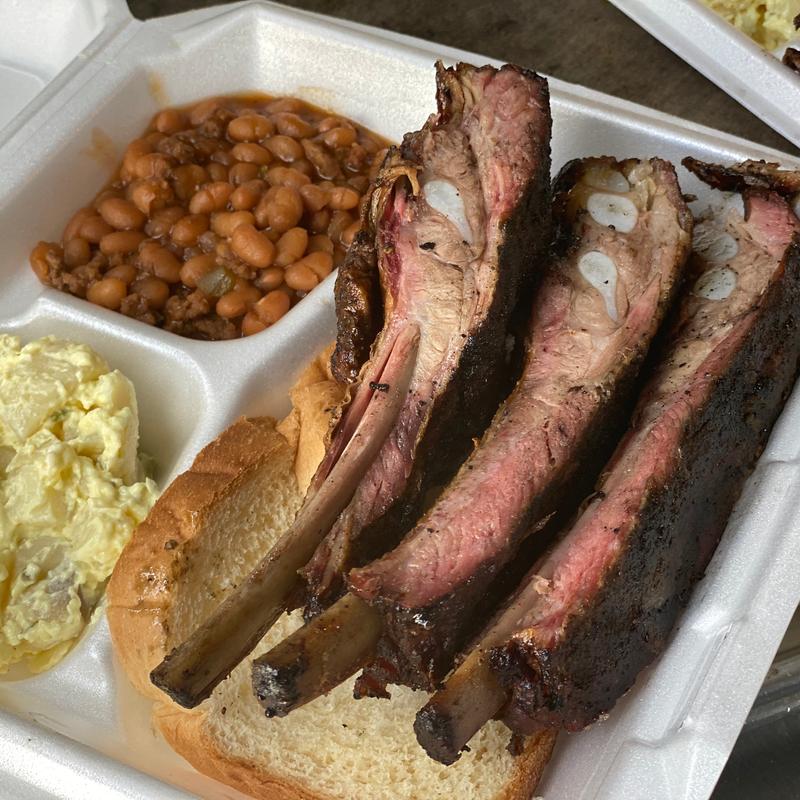 Purple Pig Rib Plate photo