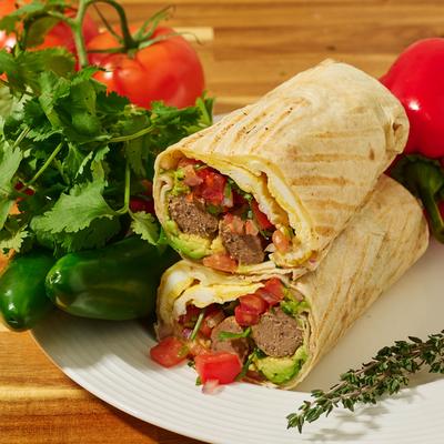 Breakfast Burrito Vegetarian.