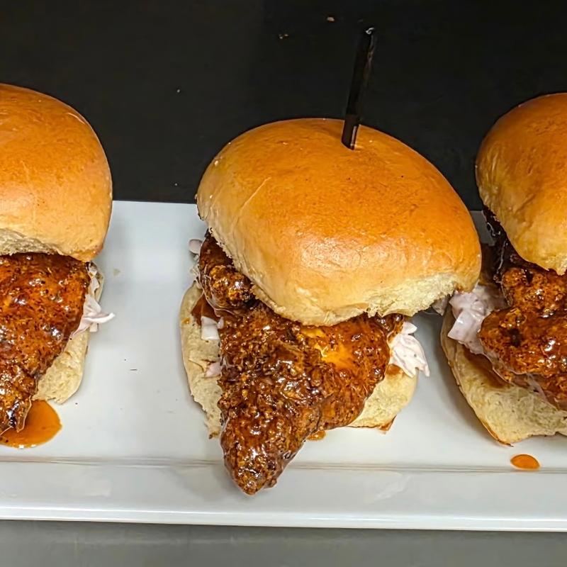 Hot Honey Chicken Sliders photo